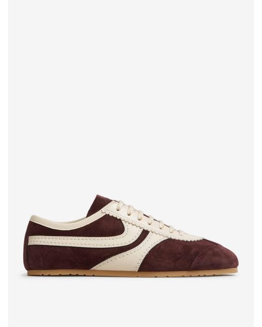 Dries Van Noten Brown Suede Sneakers