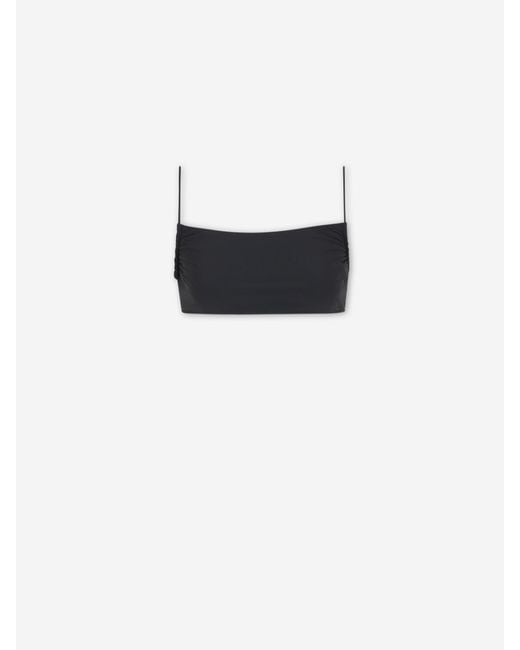 Cult Gaia Black Maeva Bikini Top
