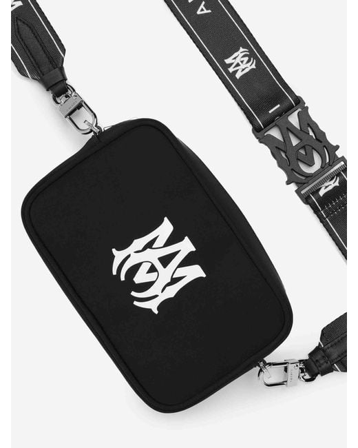 Amiri Black Camera Case Shoulder Bag for men