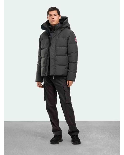 Canada Goose Gray Short Down Jacket Macmillan for men