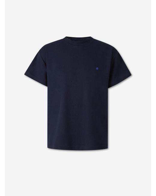 Jil Sander Blue Short Sleeve T-Shirt for men