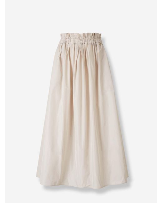 Falda Midi Técnica Herno de color White