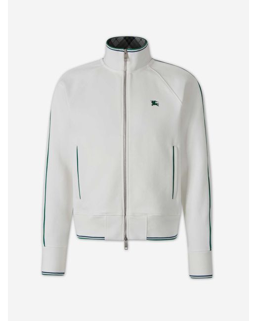Burberry Gray Casual Logo Jacket for men