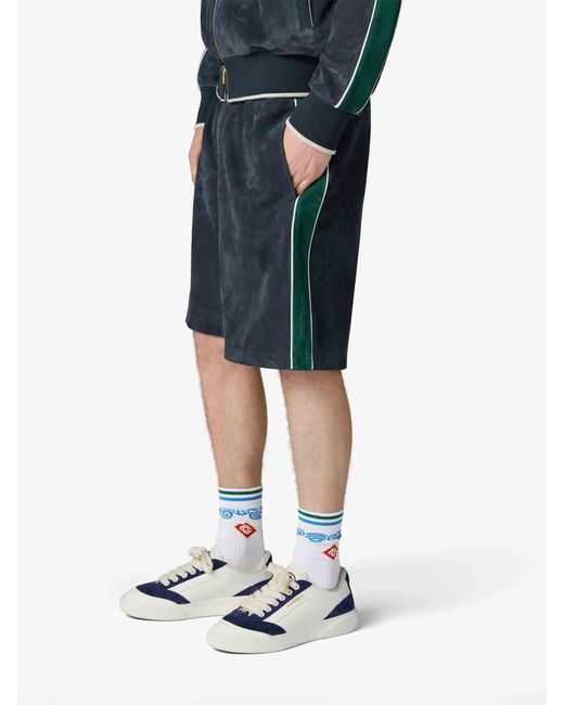Casablanca Blue Sports Shoes Of The Sea for men