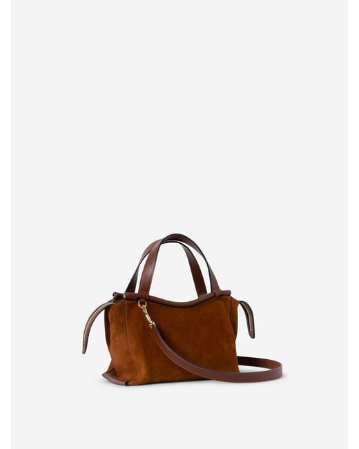 Wandler Brown Ida Leather Handbag