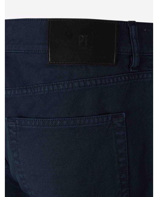 PT Torino Blue Straight Jeans for men