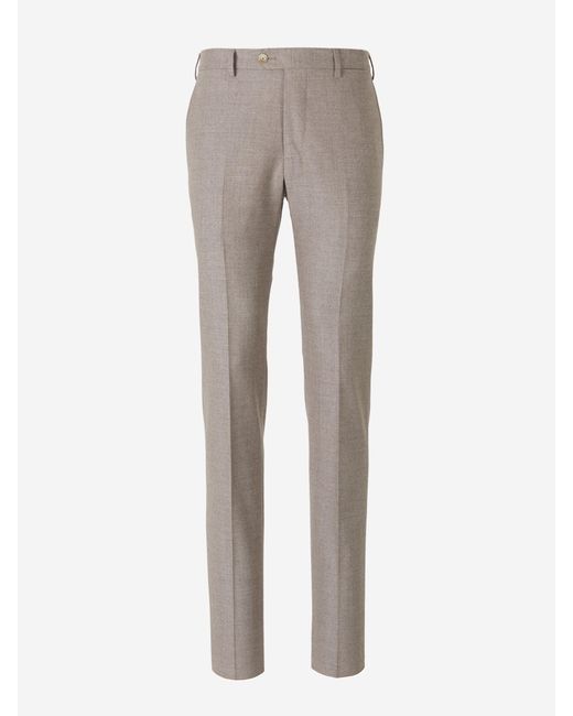 Marco Pescarolo Gray Cashmere Dressy Pants for men