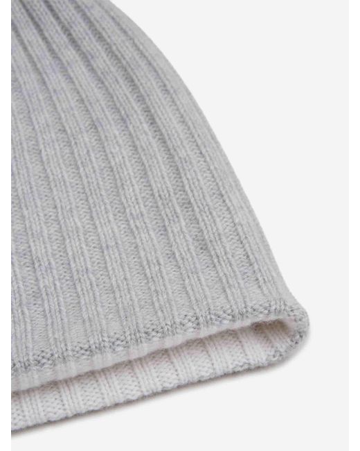 Cappello Bicolore Doppio di Fedeli in Gray da Uomo