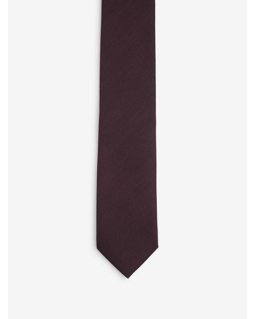 Bigi por Santa Eulalia Purple Silk Plain Tie for men