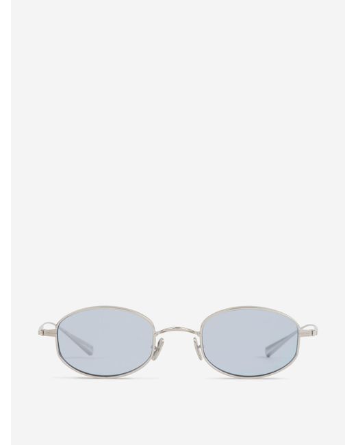 Eyevan 7285 White Thompson Sunglasses for men