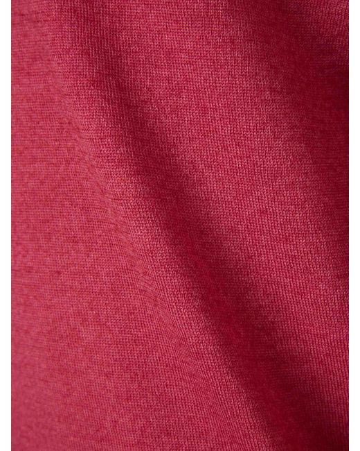 Santa Eulalia Red V-Neck Sweater for men