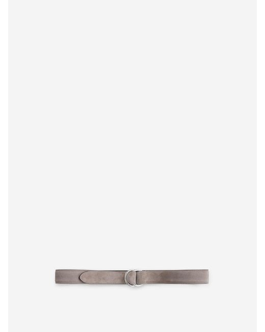 Santa Eulalia White Leather Belt for men