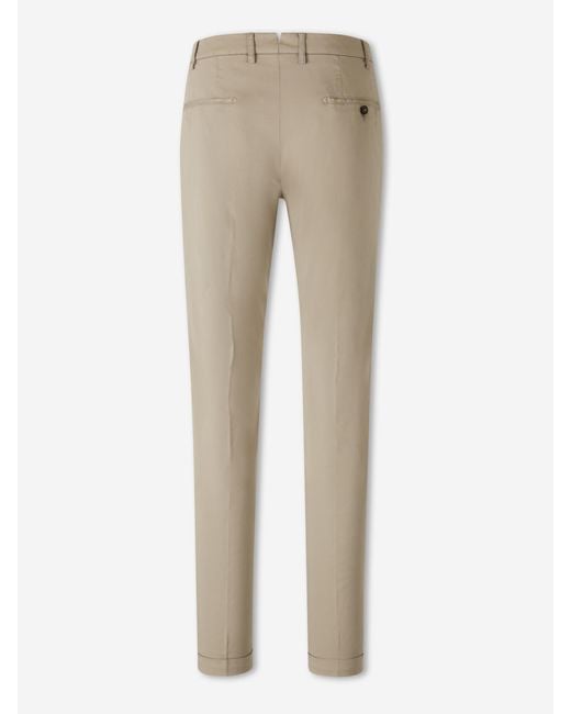 Santa Eulalia Natural Straight Chino Trousers for men