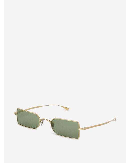 Eyevan 7285 Green Rectangular Sunglasses for men