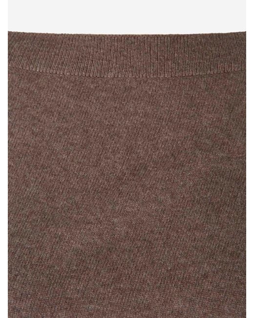 Altuzarra Brown Cashmere Maxi Dress