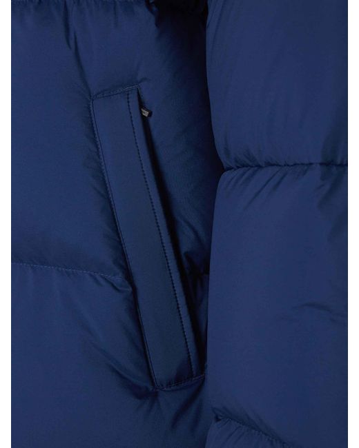 Canada Goose Blue Short Feathered Down Jacket for men