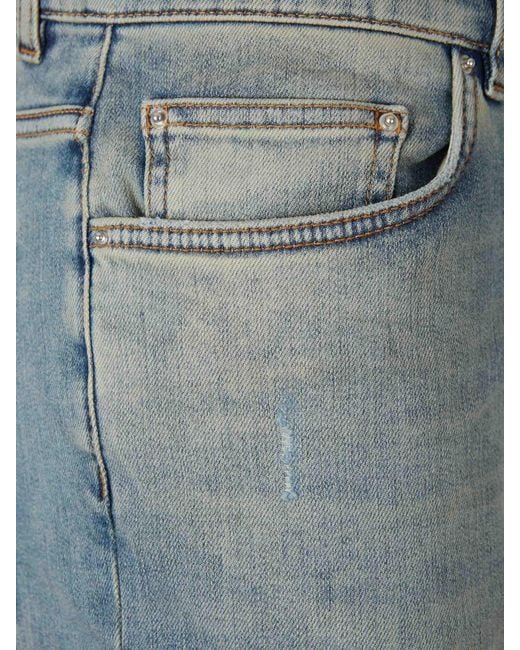Amiri Blue Flannel Jeans Mx1 for men