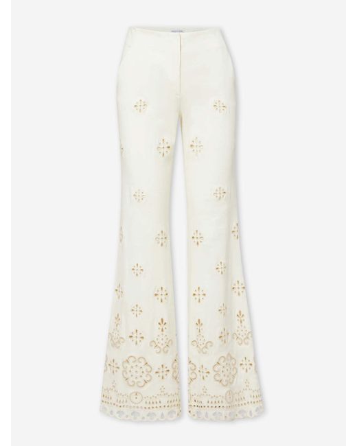 Veronica Beard White Komi Pants