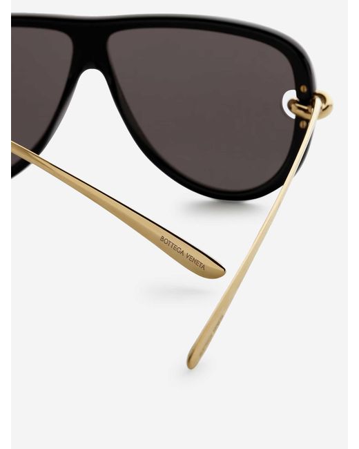 Bottega Veneta Black Knot Sunglasses for men