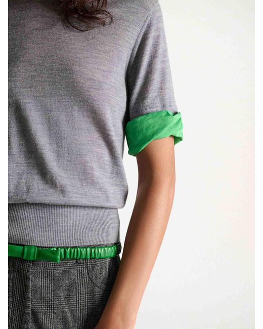 Dorothee Schumacher Blue Wool Knit Sweater