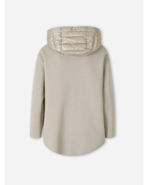 Herno White Short Point Down Jacket