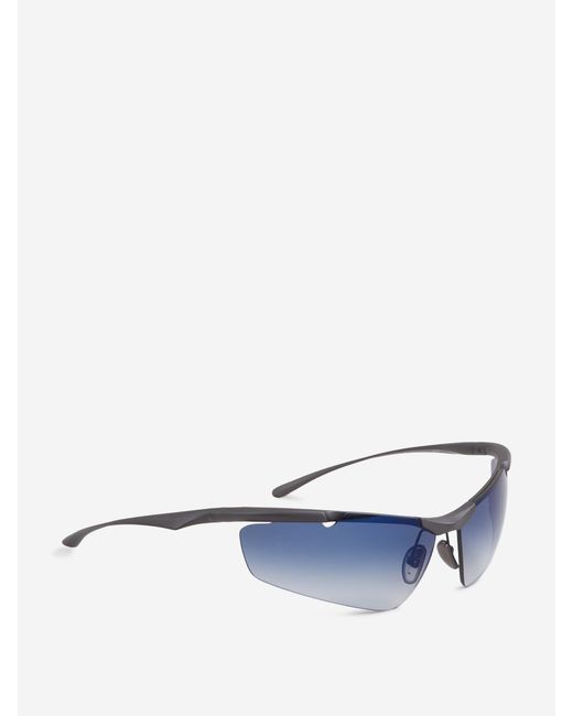 Balenciaga Blue Boomerang Cat Sunglasses for men