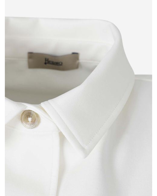 Chaleco Dense Rome Herno de color White