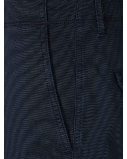 Bermudas Cargo Algodón di Incotex in Blue da Uomo