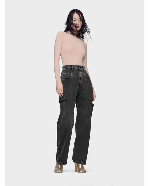 Maison Margiela Black Jeans Cut