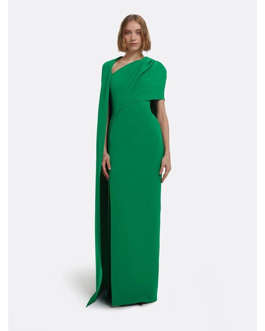 Safiyaa Green Contessa Maxi Dress