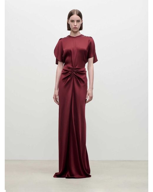 Victoria Beckham Red Isabella Maxi Dress