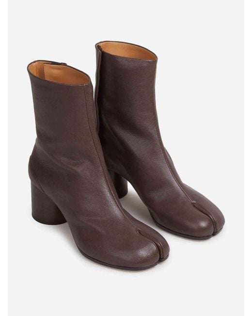 Maison Margiela Brown Tabi Boots