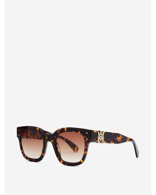 【クラシック♪】AMIRI M メタルロゴ スクエア サングラス CLASSIC MA SUNGLASSES - Black | AMIRI