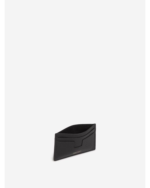 Tom Ford White Leather Cardholder for men