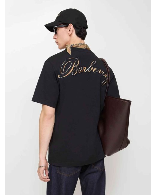 Burberry Black T-Shirt By for men