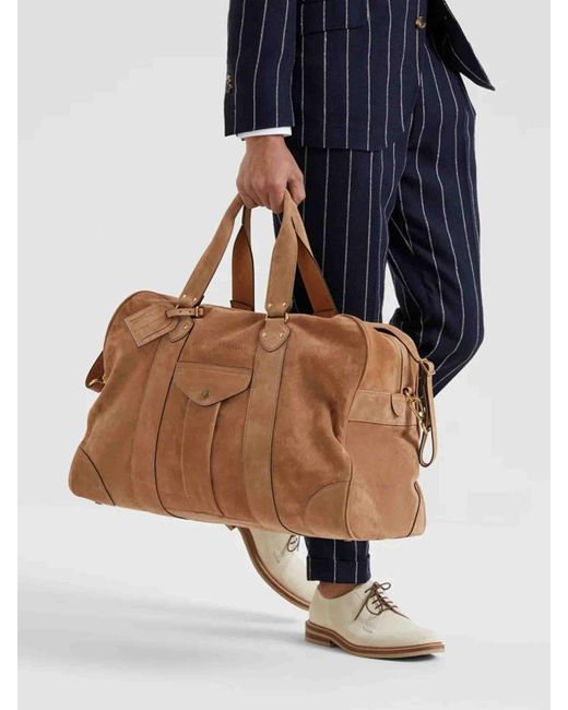 Borsa di Brunello Cucinelli in Brown da Uomo