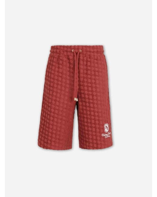 Amiri Red Bermuda Ma for men