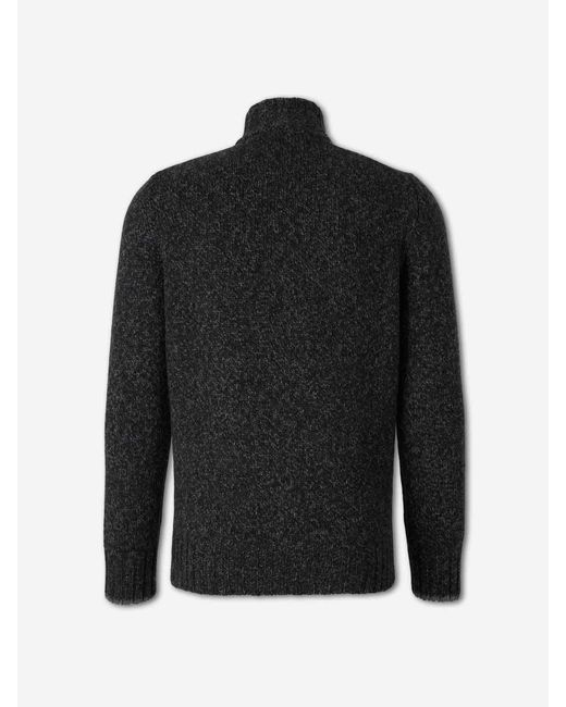 Santa Eulalia Black Woolen Sweater for men