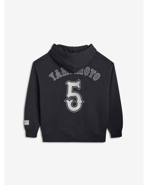 Y-3 Blue Logo Hoodie for men