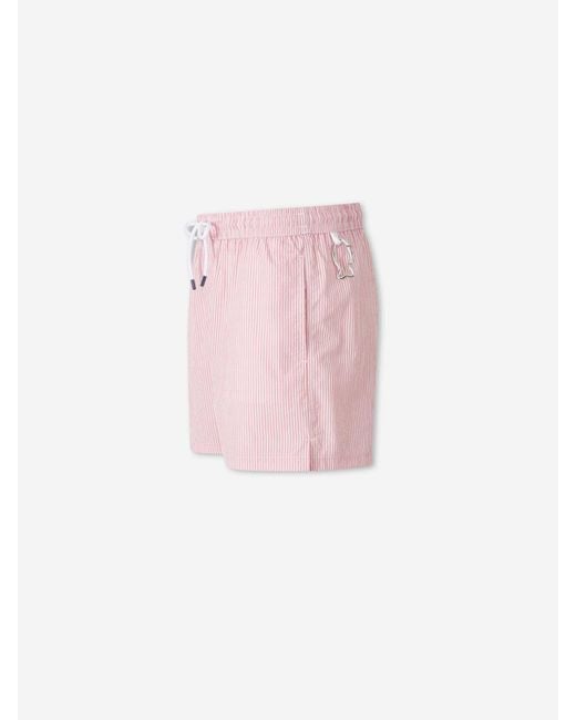 Fedeli Pink Madeira Swimsuit for men