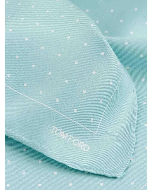 Tom Ford Blue Silk Pouch for men