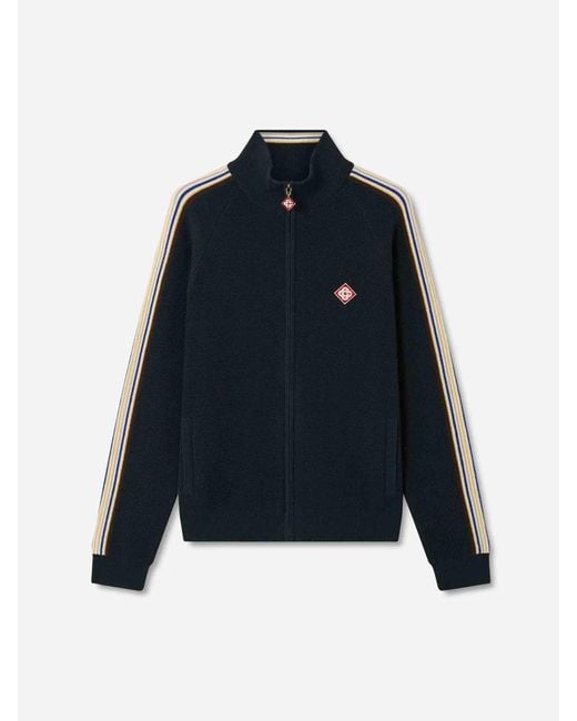 Casablanca Blue Culture Café Knit Jacket for men