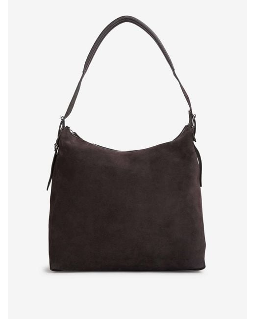 Lemaire Black Maxi Hobo Bag for men