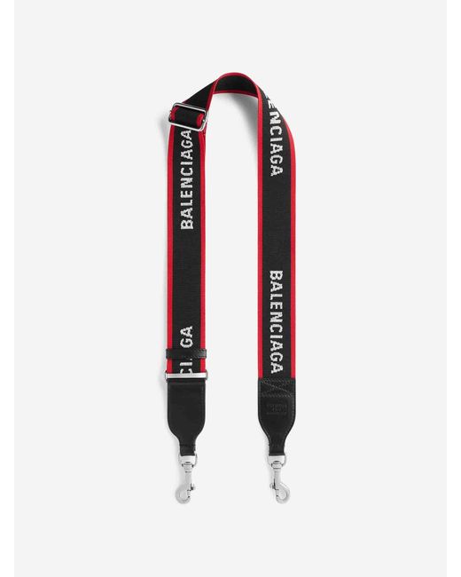 Balenciaga Black Camera Strap for men