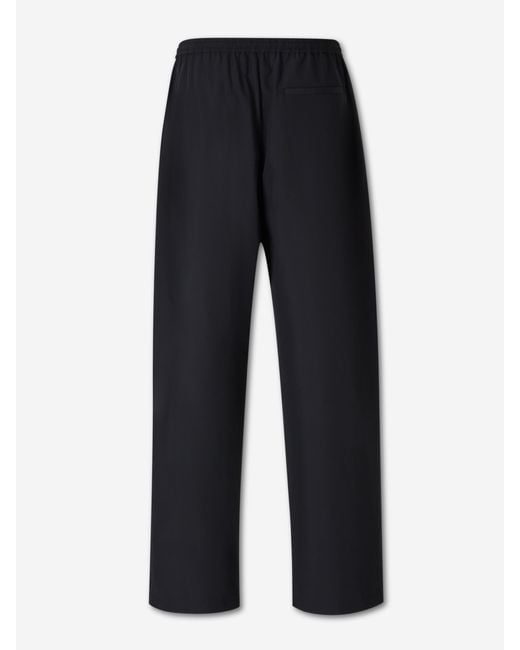 Jil Sander Blue Technical Straight Leg Trousers for men