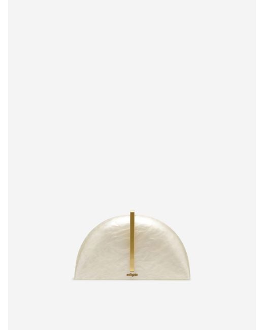 Cult Gaia Natural Laguna Clutch Bag