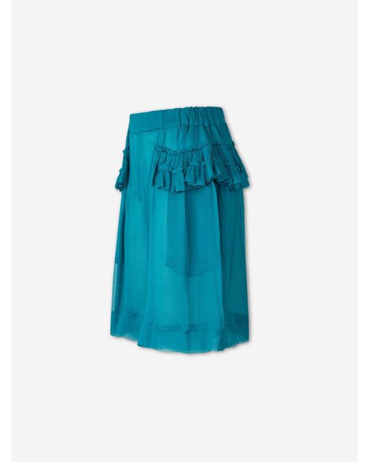 Dries Van Noten Blue Pacuna Bermuda Shorts