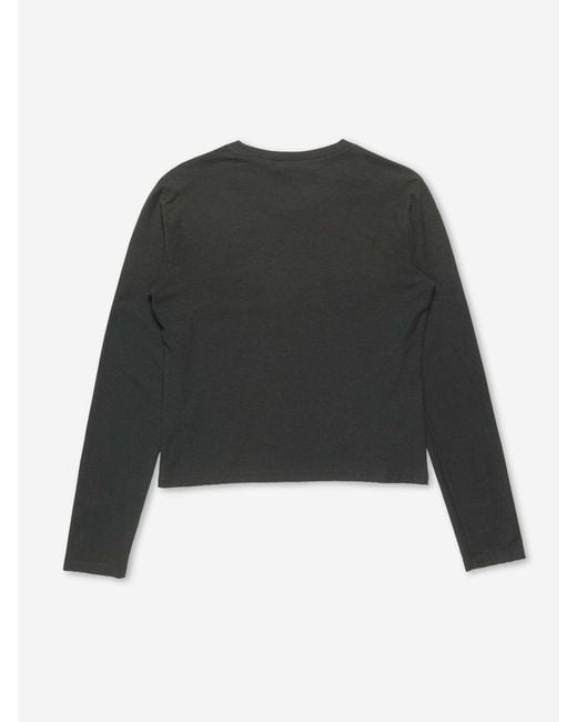 Acne Black Logo T-Shirt for men