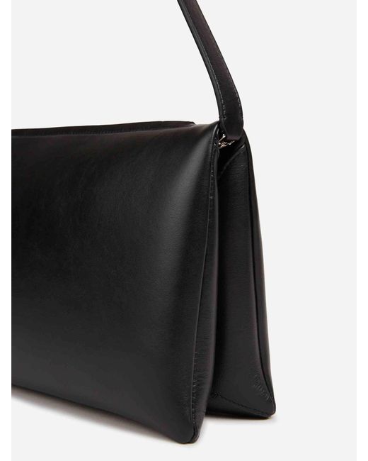 Courreges Black Cuff Leather Bag
