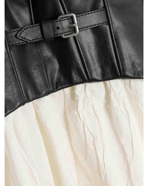 Jonathan Simkhai White Maxi Dress With Corset